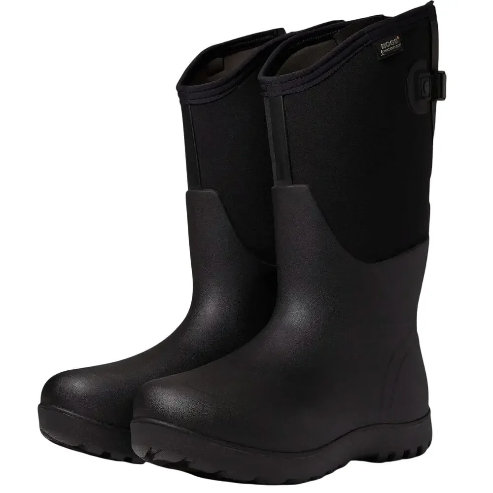 BOGS Women Neo-Classic Tall Adjustable Calf Boots Size 11 Black Waterproof NWT